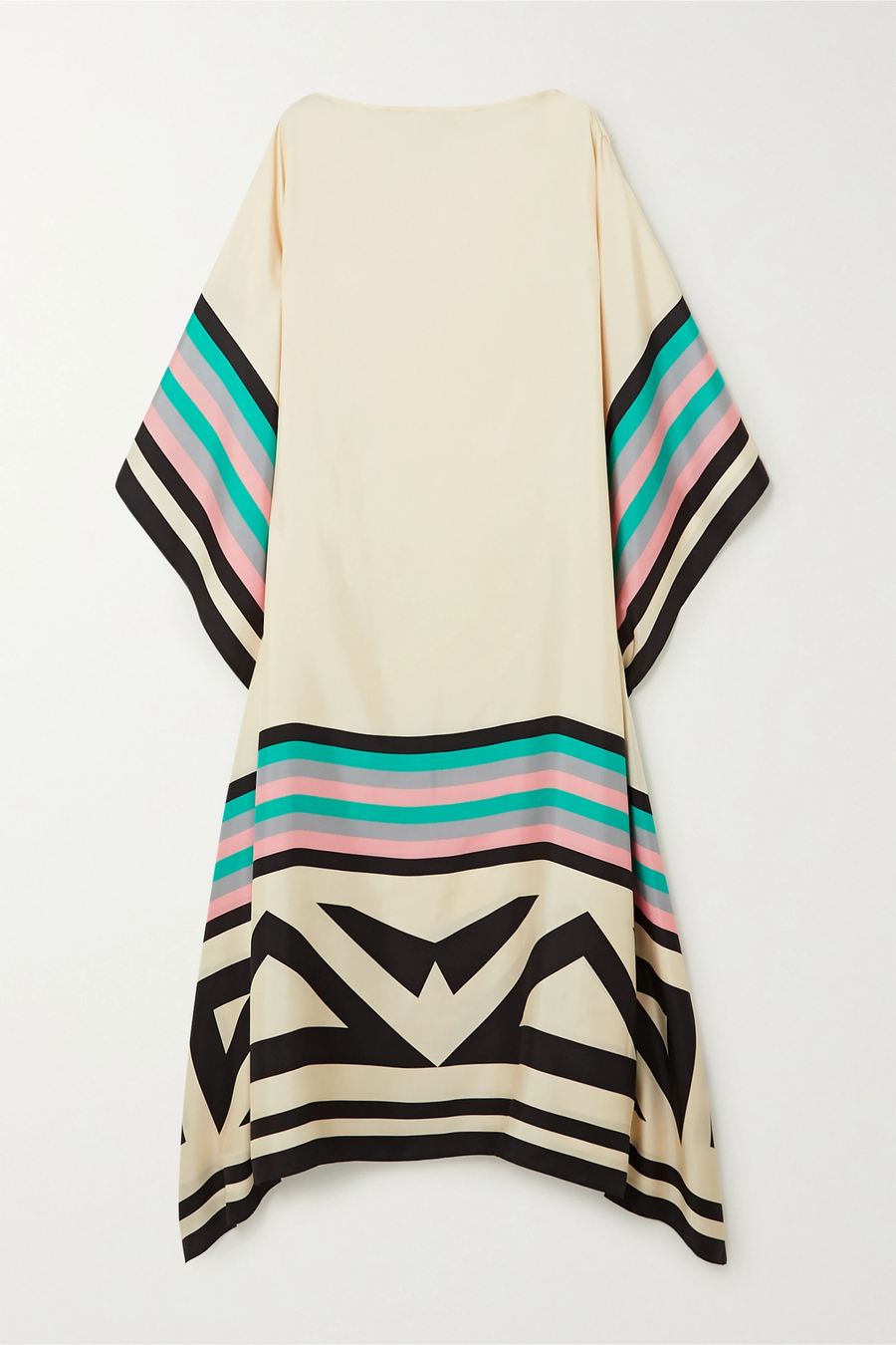 Iria | Elegant Geometric Print Caftan