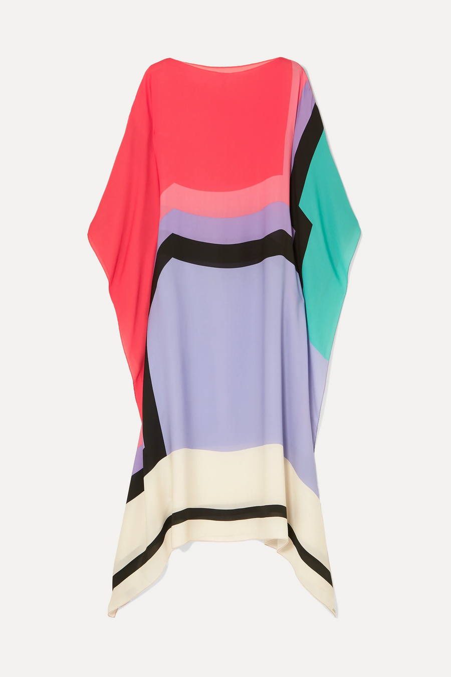 Iria | Elegant Geometric Print Caftan