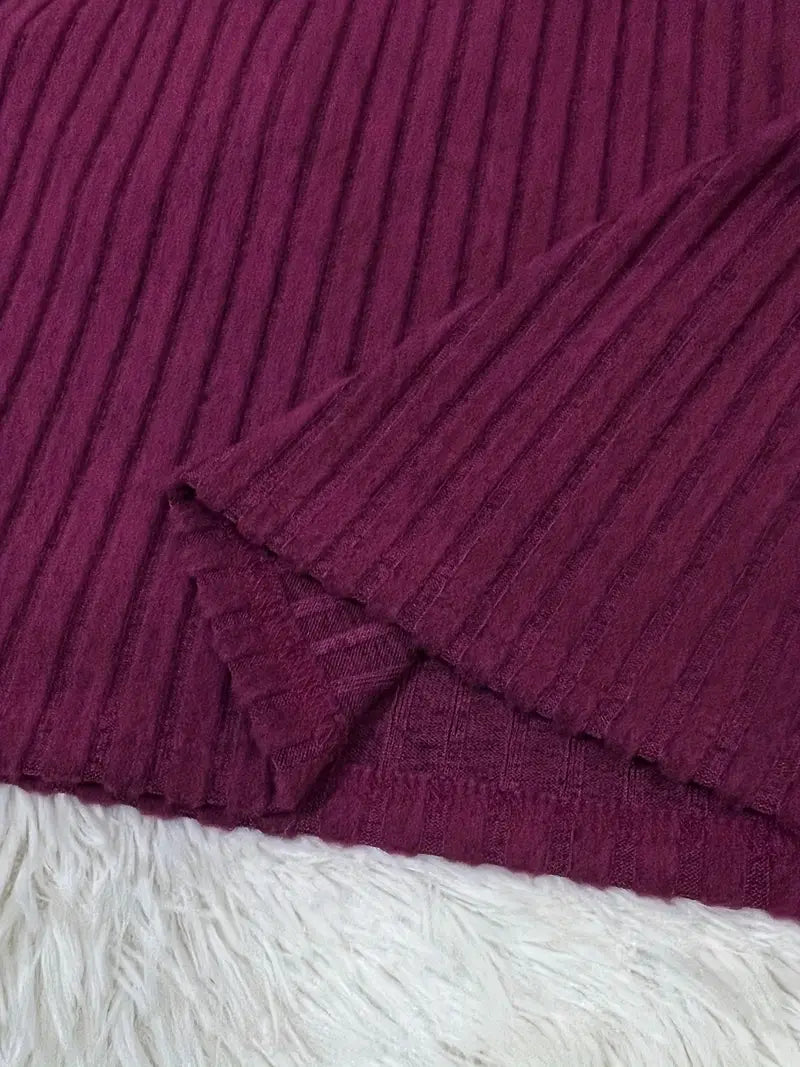 Carol | Elegant Fitted Button Knit Top
