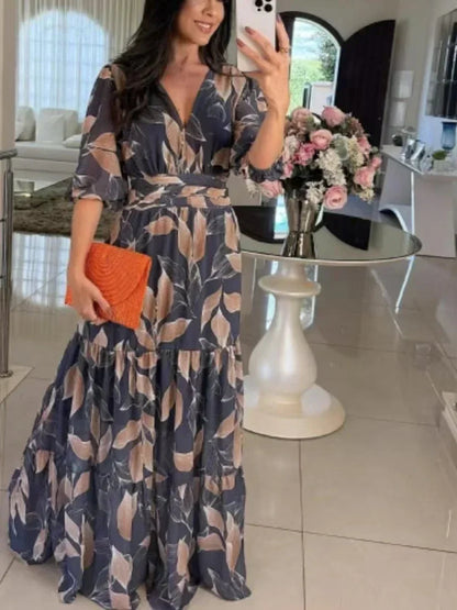 Amaya - Stylish Floral Maxi Dress