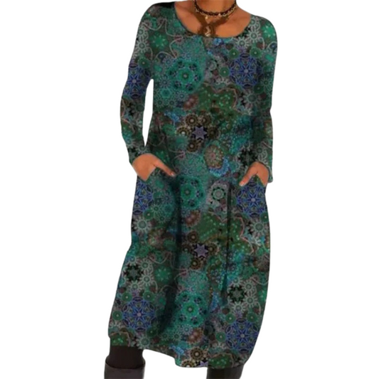 Mara | Plus Size Elegant Printed Dress