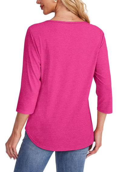 Camara™ – Pleated Front Elegance Tee