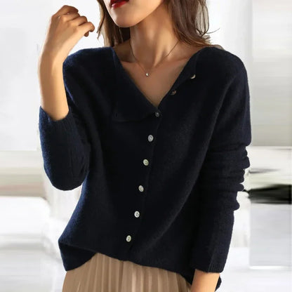 Helena | Knitted Cashmere Cardigan