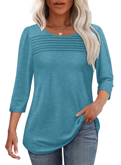 Camara™ – Pleated Front Elegance Tee