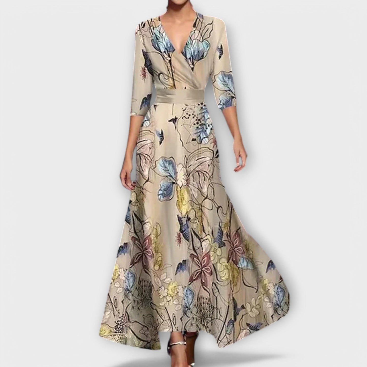 Aria™ | Elegant Flow-Sleeve Silhouette