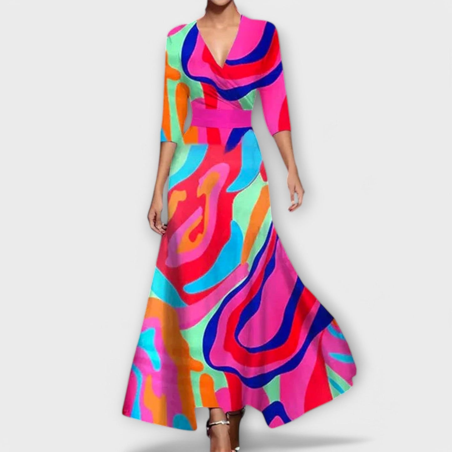 Aria™ | Elegant Flow-Sleeve Silhouette