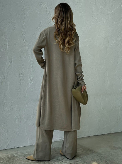 Kelli | Chic Set Coat, Sleeveless and Pants