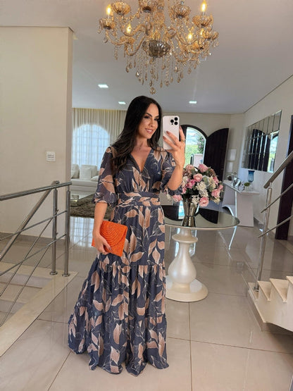 Amaya - Stylish Floral Maxi Dress