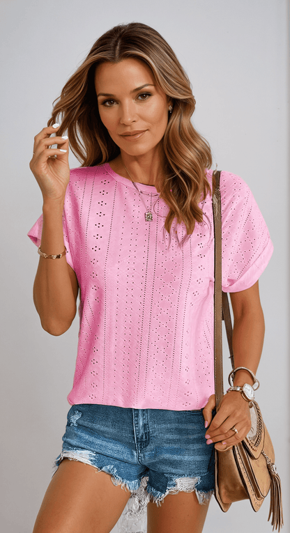 Liamo | Oceanview Eyelet Top