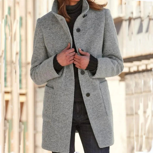 Fleur | Stylish Wool Coat